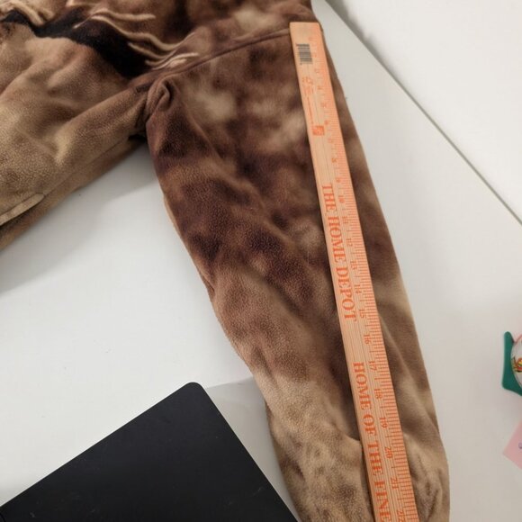 Black Canyon Outfitters Moose Jacket Womens Size Large Beige Sherpa Lined Hooded - Picture 12 of 15